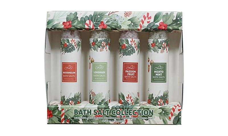 Private Label Bath Salts Collection Infused with Botanical Essential Oil Suit for All Skin Types - Lily Bath 1