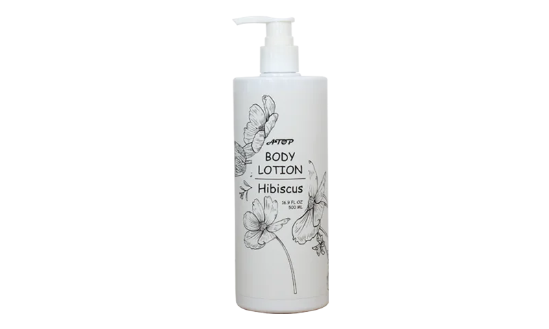 Body Lotion in Private Label Bottle with Hibiscus Scent Moisturizing for Dry Skin - Lily Bath 1