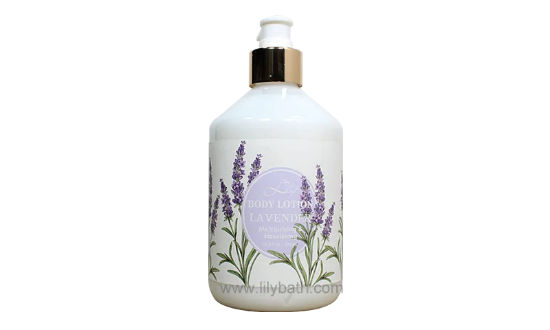Body Lotion Infused with Lavender Essential Oil Moisturizing & Nourishing & Soothing - Lily Bath 1