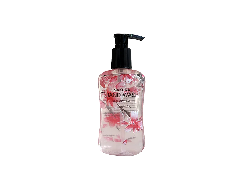 Sakura hand wassen zachte vloeibare zeep met verse kersenbloesem geur voor dagelijkse reiniging - leliebad 1