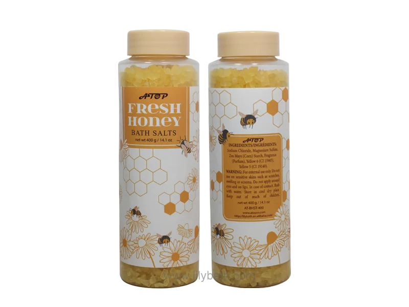 신선한 꿀 목욕 소금 세척 & 부드러운 목욕을 위한 영양 공급 - 릴리 목욕 1