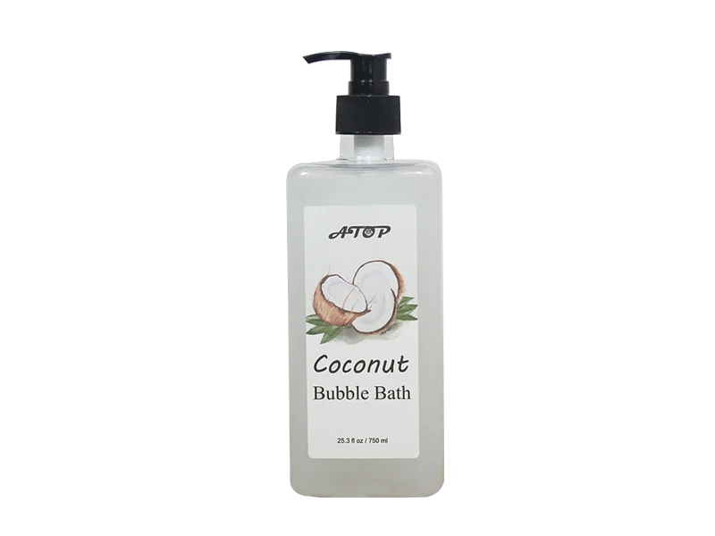 Coconut Bubble Bath Shower Gel Cleaning & Nourishing for All Skin Types - Lily Bath 1