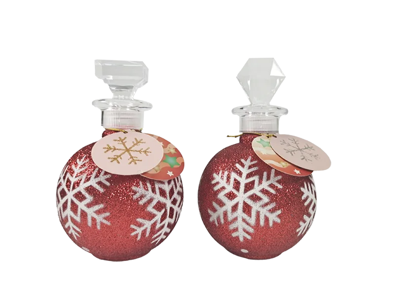 Coleção de sabonetes para as mãos em formato de bolas de Natal - Sabonete líquido para as mãos com aroma festivo - Lily Bath 1