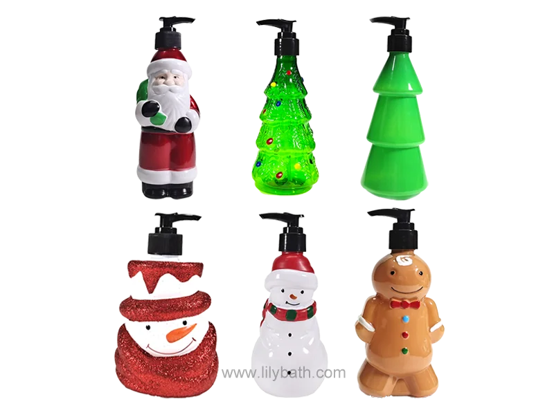 উৎসবের আকৃতির ময়েশ্চারাইজিং হ্যান্ড ওয়াশে ক্রিসমাস কালেকশন হ্যান্ড সোপ - লিলি বাথ 1