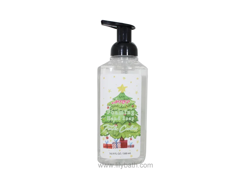 সেগুন সিডার ফোমিং হ্যান্ড সোপ - ১৬.৯ আউন্স ক্রিসমাস থিমযুক্ত ফোমিং হ্যান্ড ওয়াশ 1