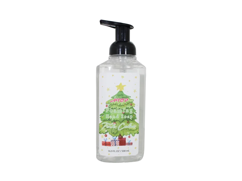 Sabonete espumante para as mãos de cedro e teca - 16,9 oz Sabonete espumante para as mãos com tema natalino 1