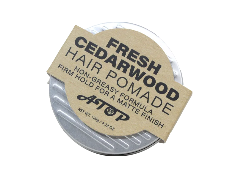 Frisches Zedernholz-Pflegeset für Herren – Haarpomade, Kopfhautöl, Badezubehör mit Netztasche 1