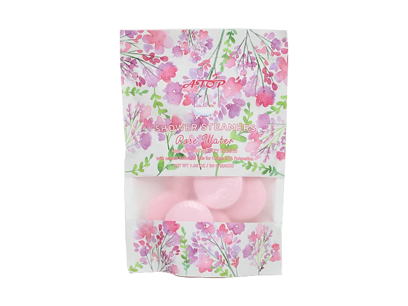 بخور دوش گلاب با روغن‌های ضروری طبیعی - رایحه‌های گازدار گل برای دوش‌های آرامش‌بخش 1