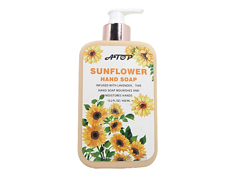 Sunflower & Lavender Hand Soap - 15.2 FL OZ Nourishing Moisturizing Liquid Hand Wash 1