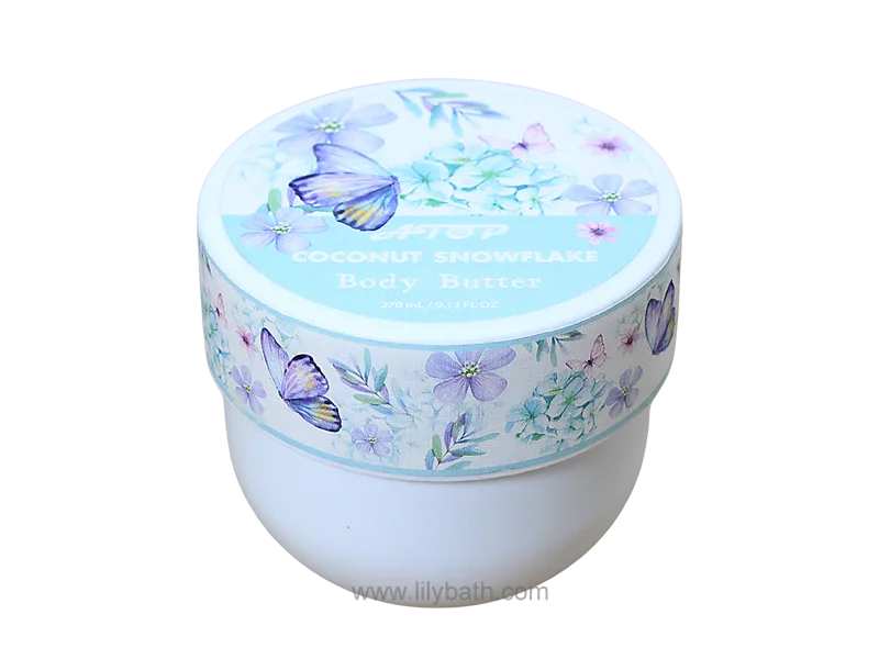270 ml Coconut Snowflake Body Butter Feuchtigkeitsspendende für trockene Haut 1