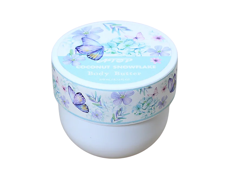 270 ml Coconut Snowflake Body Butter Hydraterend voor de Droge Huid 1