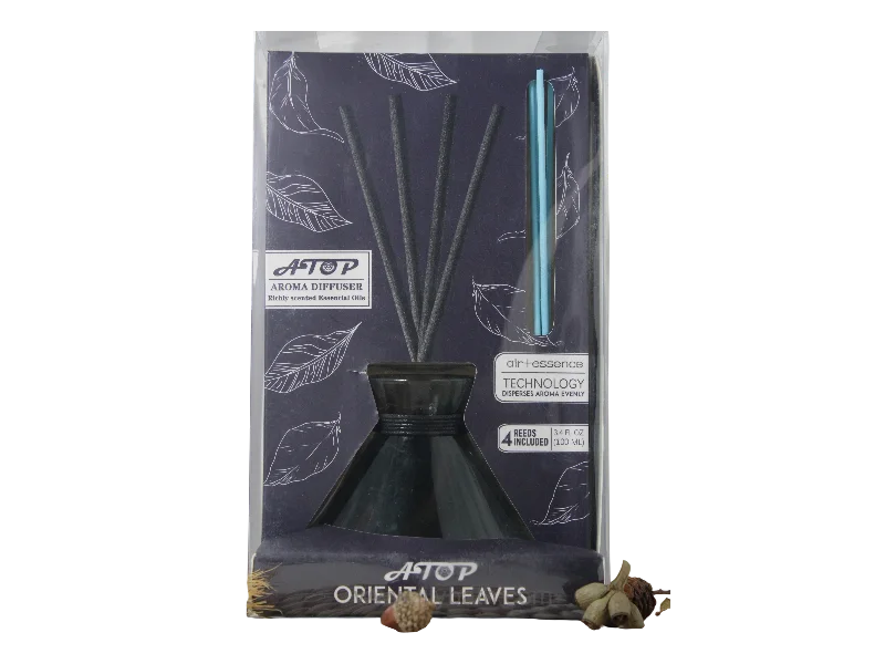 ৩.৪ ফ্লোরাল ওজেড / ১০০ মিলি ওরিয়েন্টাল লিভস রিড অ্যারোমাথেরাপি ডিফিউজার সেট শোবার ঘরের জন্য এয়ার এসেন্স প্রযুক্তি দিয়ে সাজান 1