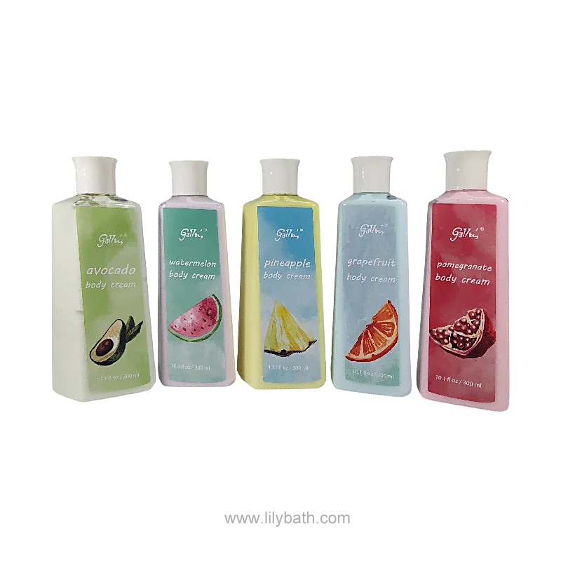 Collection de crèmes pour le corps infusées aux fruits pour une peau hydratée 1