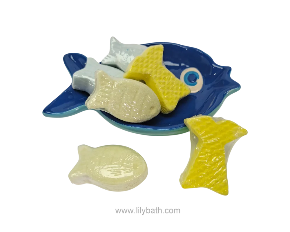 प्यारा महासागर - बच्चों के लिए तत्व आकार का स्नान नमक संग्रह 1