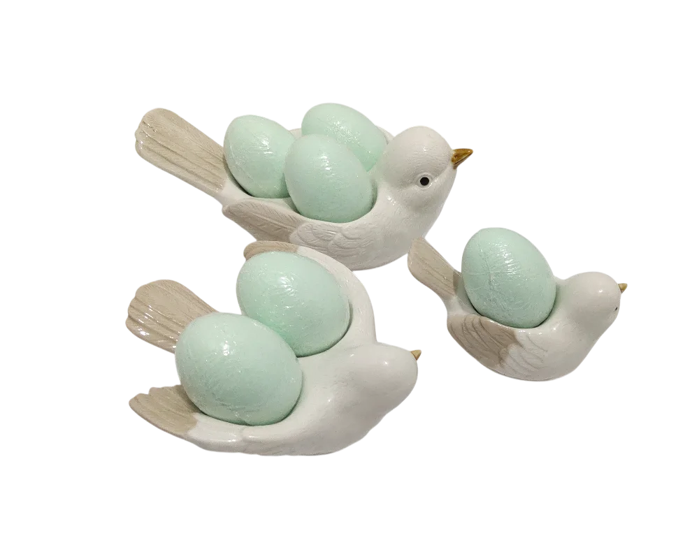 Customized Private Label Bath Bomb Set in Cute Bird - Shaped Tray 1
