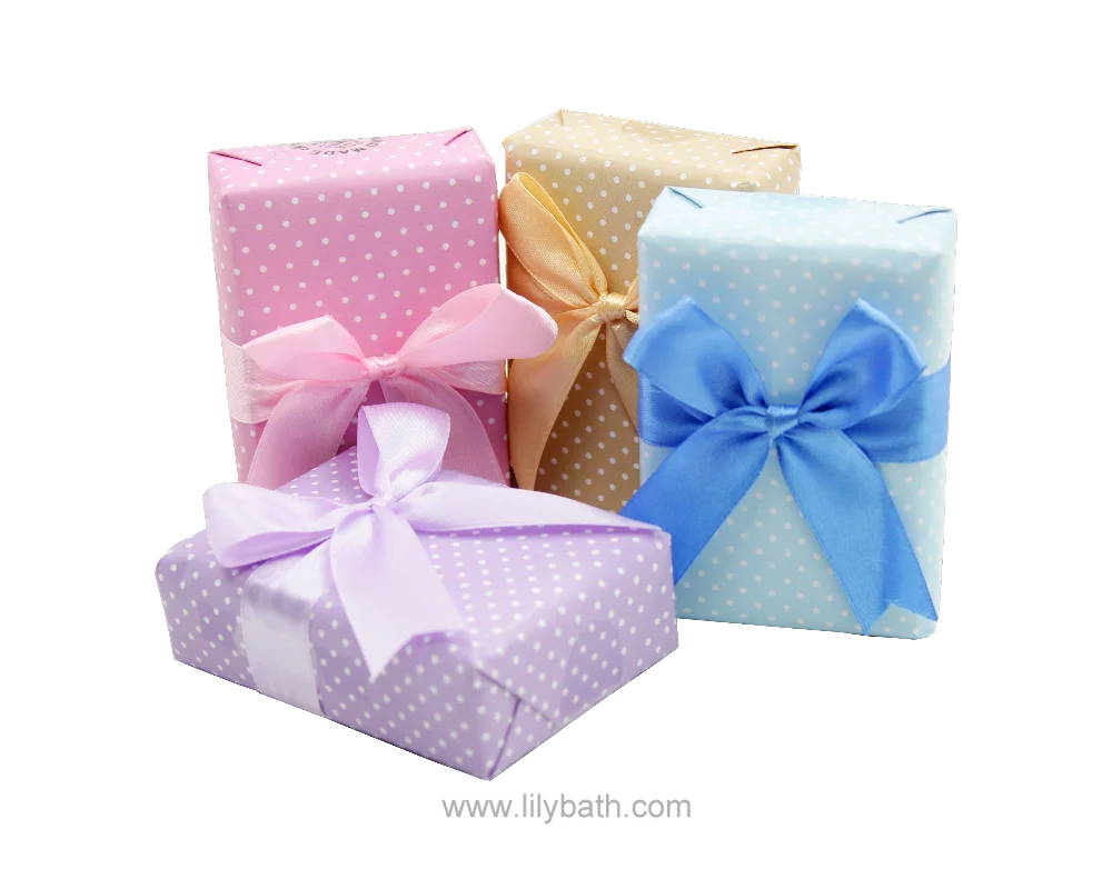 手工包裹的禮品肥皂套裝