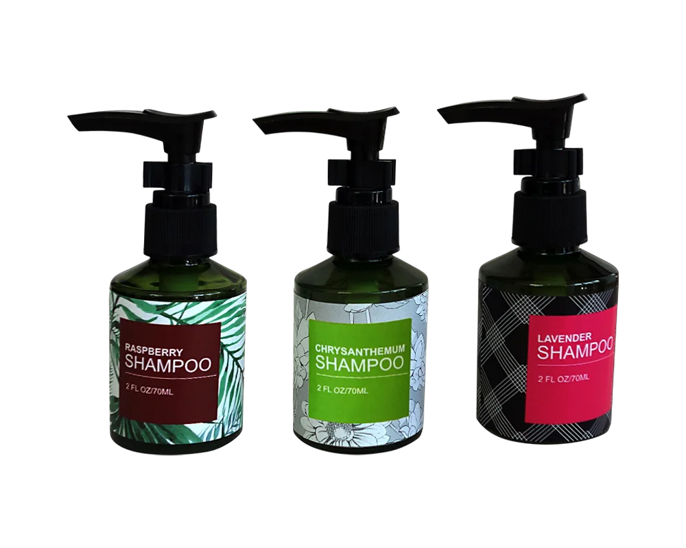 Conjunto Trio de Shampoo Orgânico de Luxo - Morango, Crisântemo e Lavanda 1