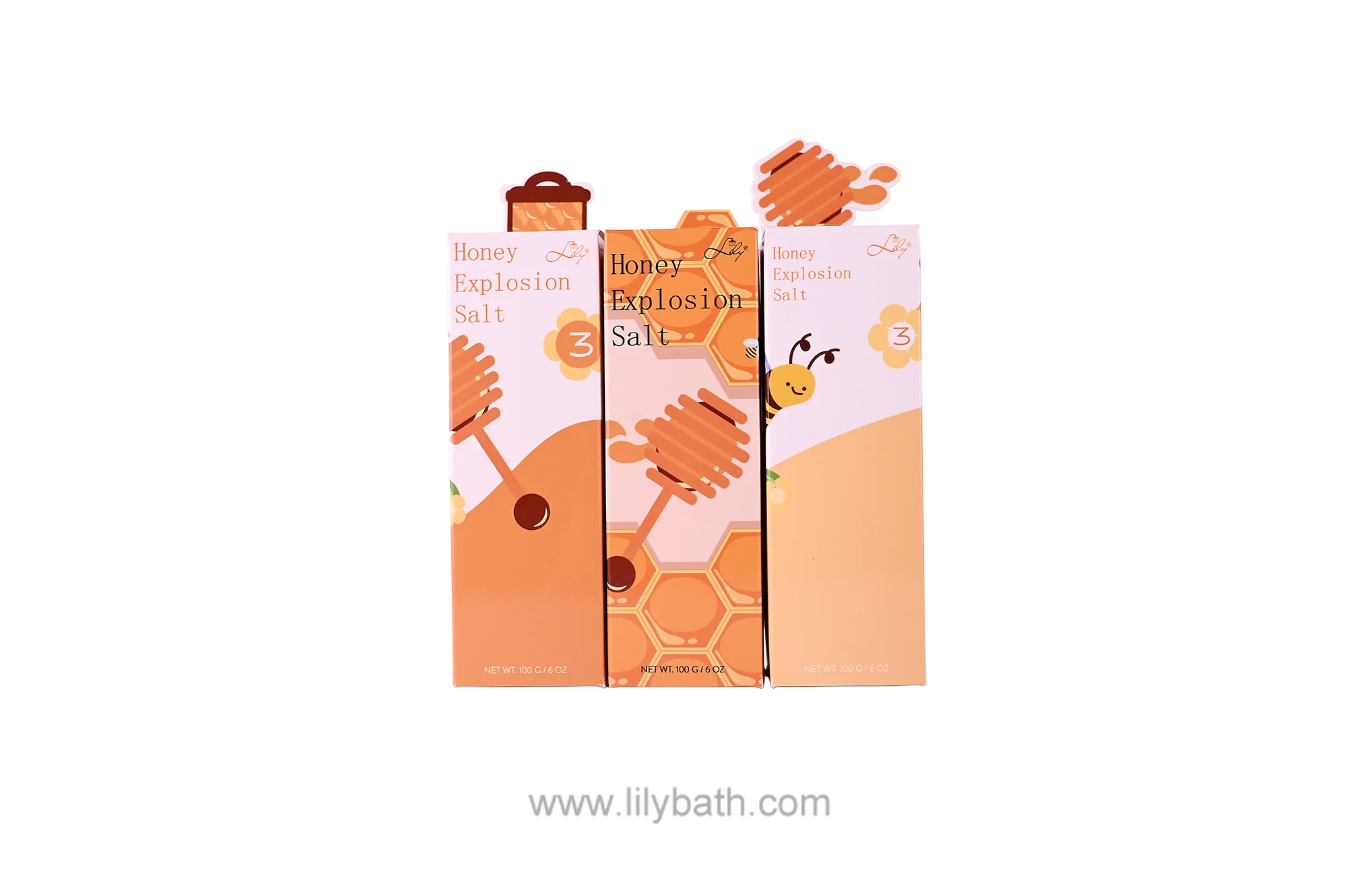 sal de baño de miel