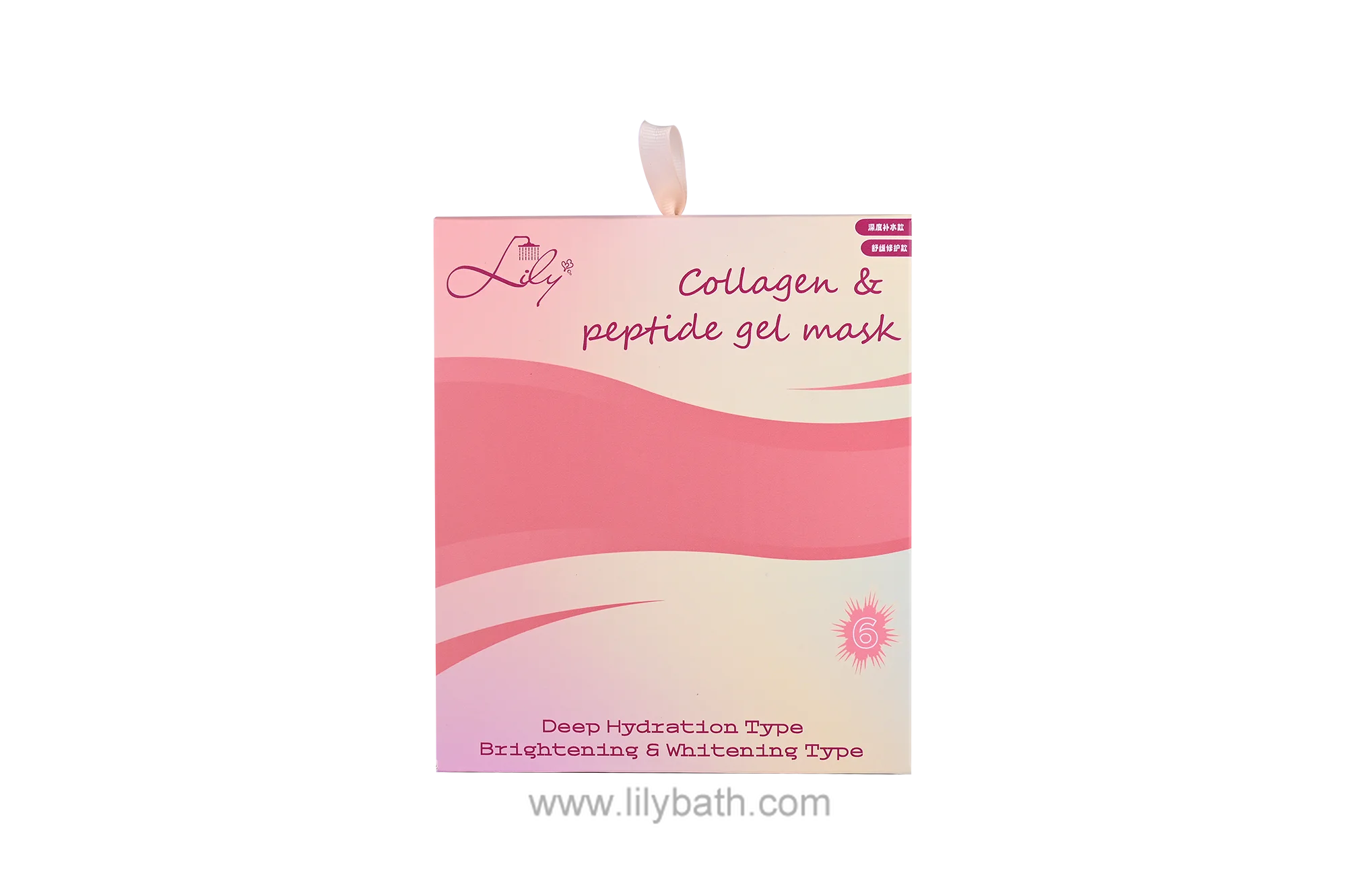 Collageen &amp; Peptide Gel Gezichtsmasker voor Hydratatie en Voeding - Lily Bath 1