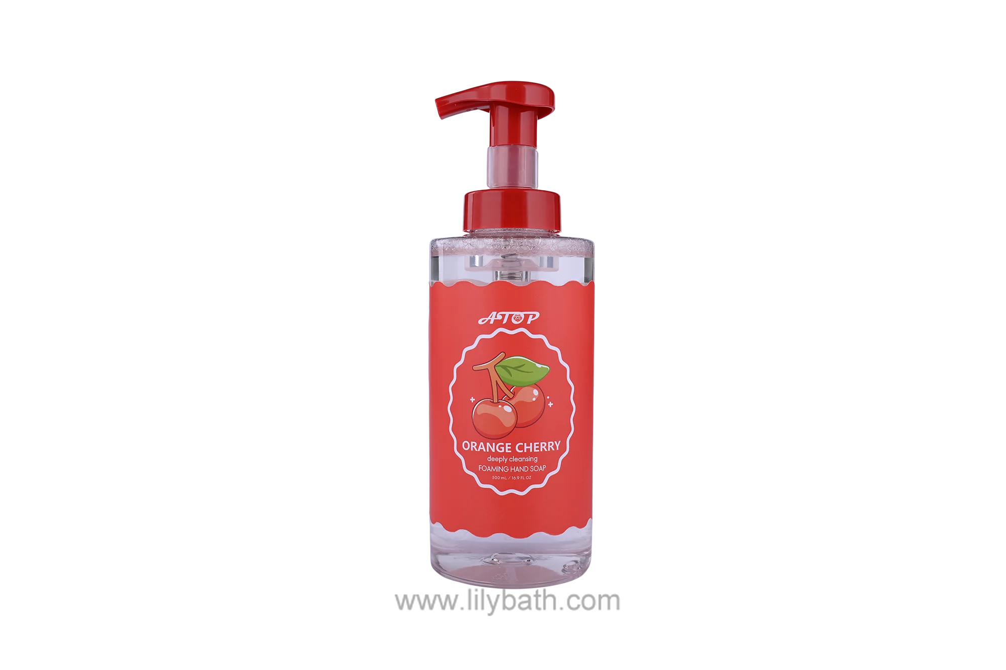 orange cherry hand soap