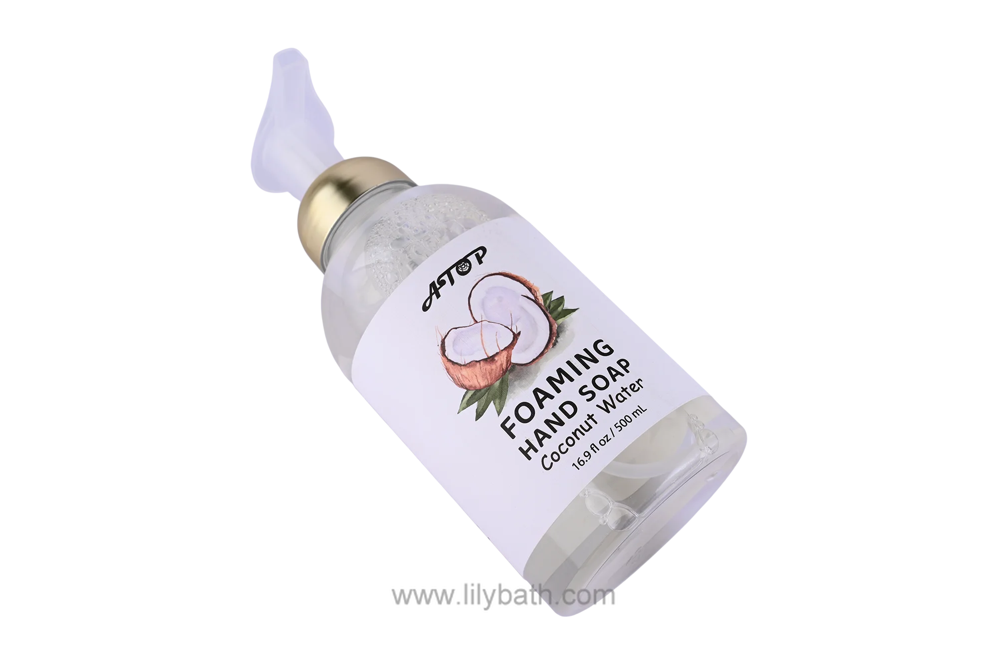 OEM 코코넛 워터 거품 핸드솝 - 천연 추출물이 함유된 촉촉하고 상쾌한 순한 핸드워시 | 릴리 배스, image size:2000x1331