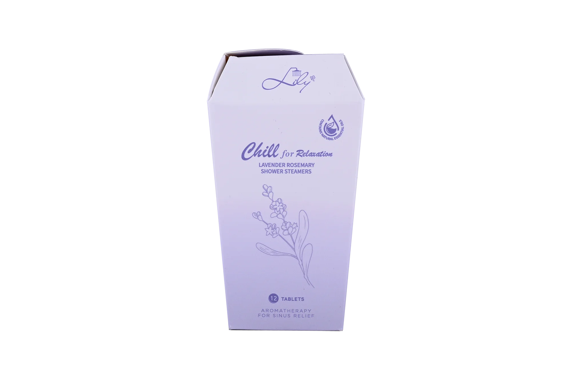 Vaporizadores de banho com alecrim e lavanda