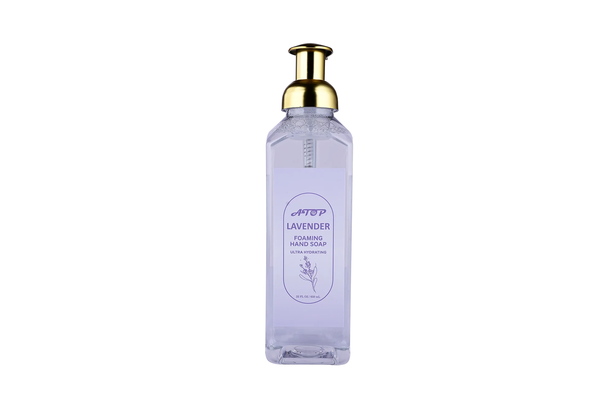 Лавандовое пеновое мыло