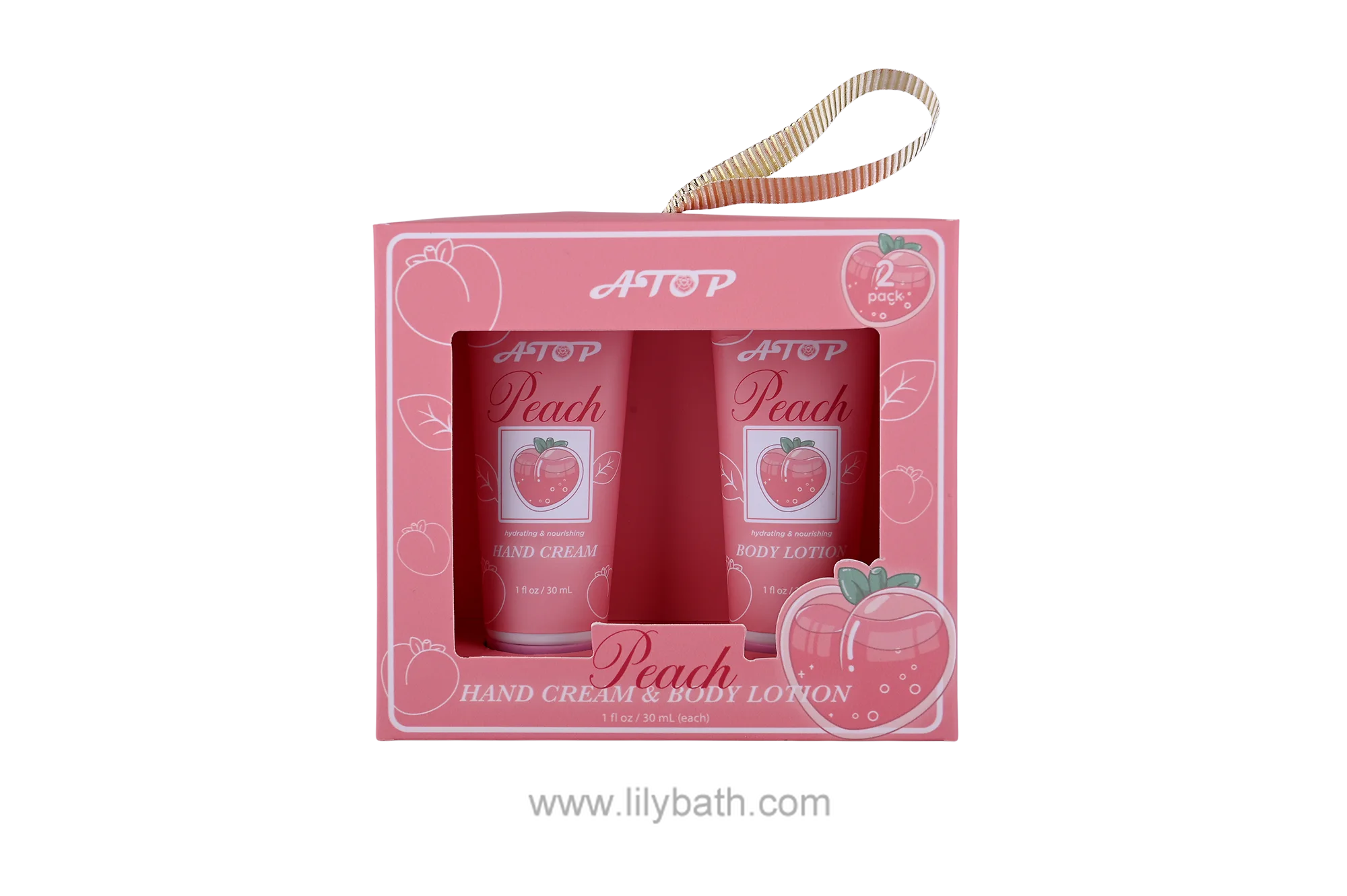 منی ٹریول سائز پیچ ہینڈ کریم اور باڈی لوشن سیٹ موئسچرائزنگ اور پرورش کرنے والے چلتے پھرتے کیئر - للی غسل 1