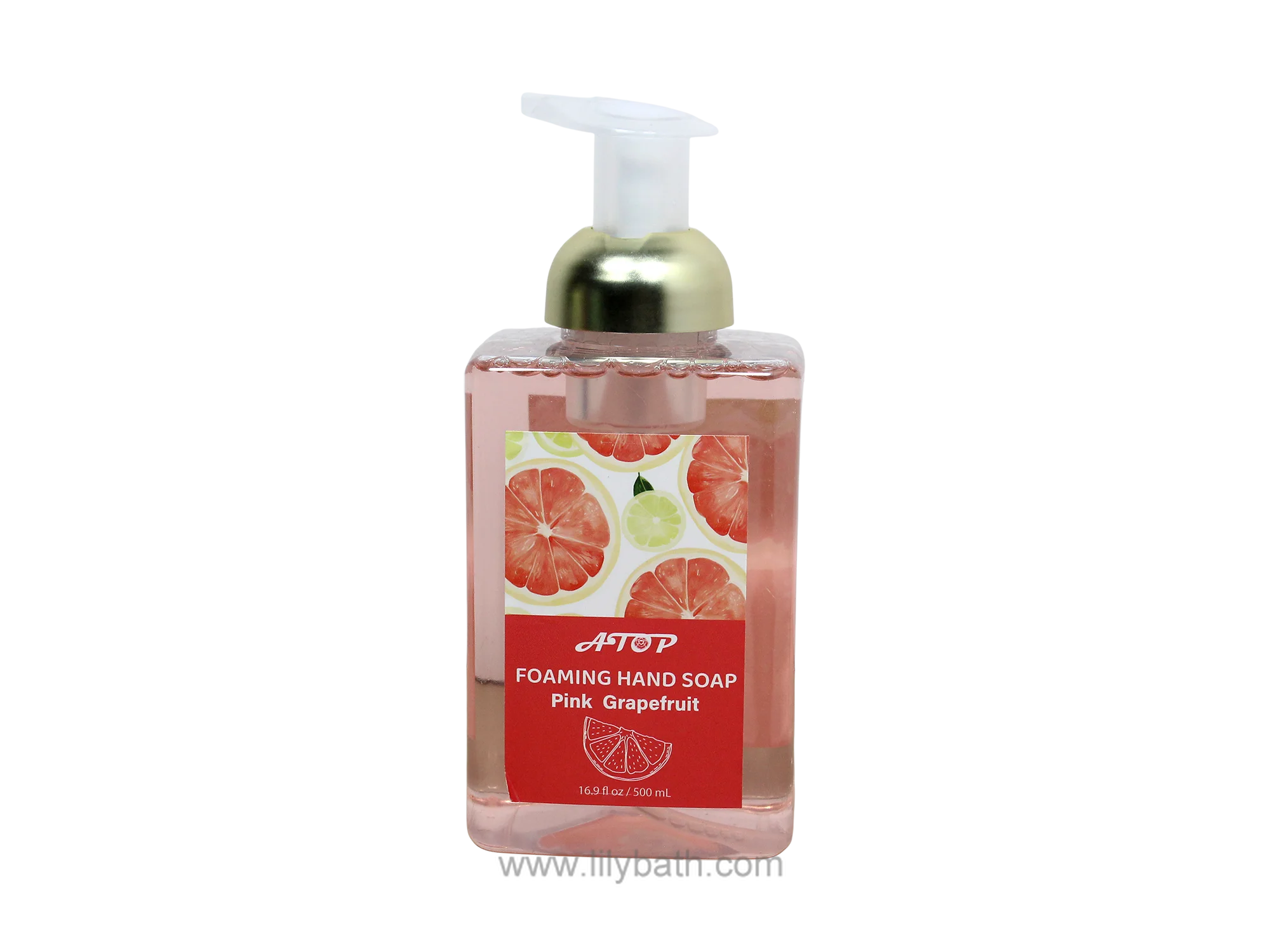 Sapone schiumogeno per le mani al pompelmo rosa, detergente delicato e rinfrescante - Lily Bath 1