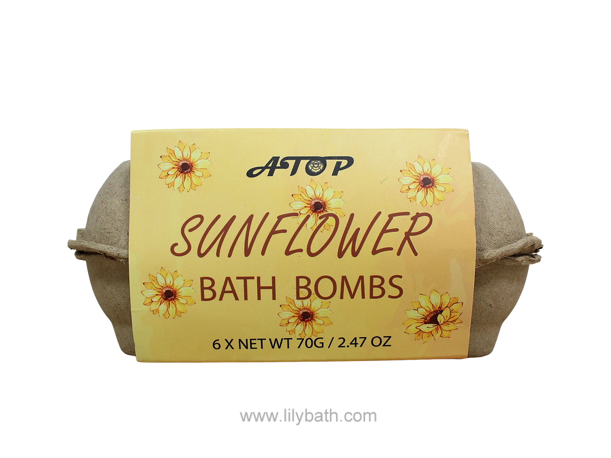 Sunflower Bath Bomb Set