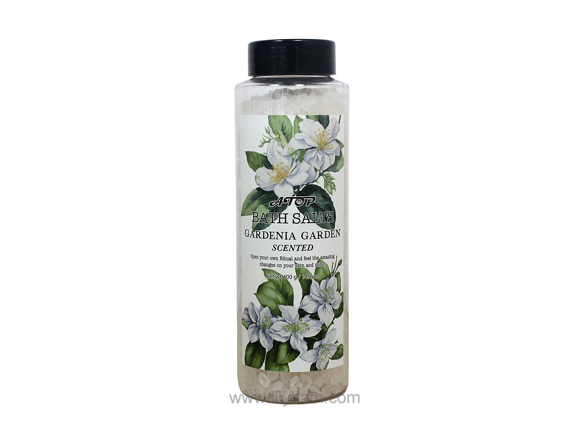 गार्डेनिया ब्लिस बाथ सॉल्ट सोक, फ्लोरल बाथ सोक के लिए - लिली बाथ 1