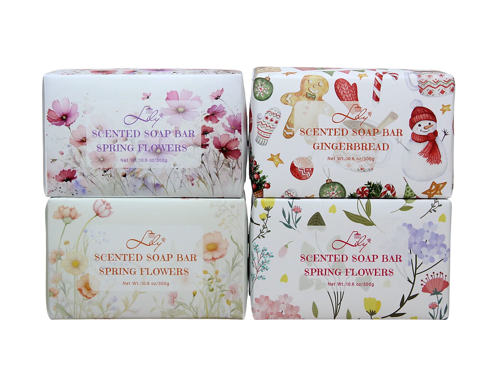 colección de jabones botánicos