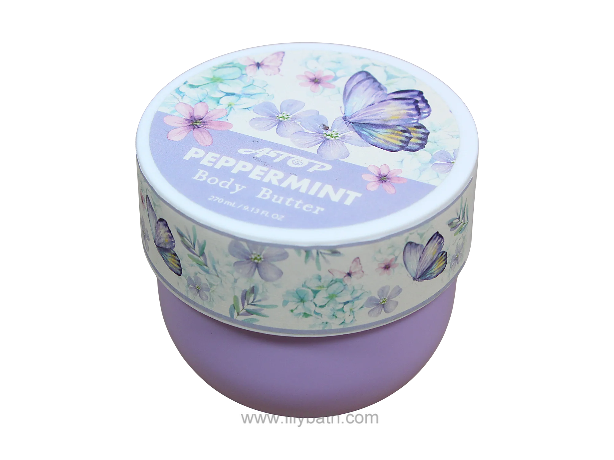 Peppermint Refresh Body Butter – 270 ml | Kühlende und feuchtigkeitsspendende Formel im Kunststofftiegel 1