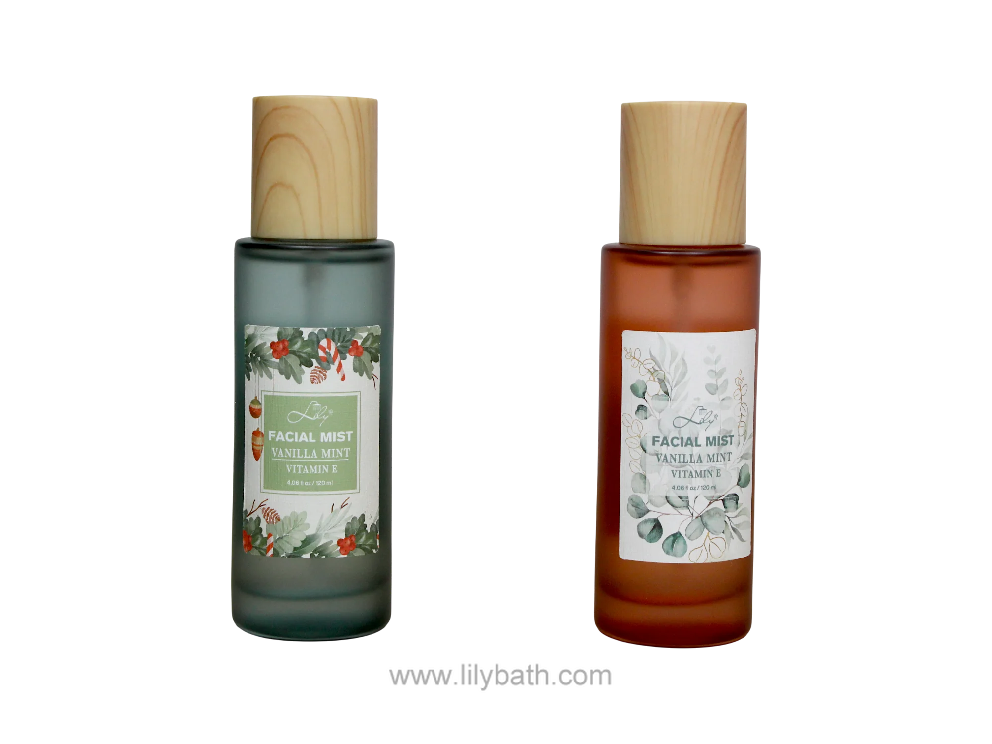 ۱۲۰ میلی‌لیتر / ۴.۰۶ اونس مایع اسپری صورت وانیل و نعناع حاوی ویتامین E 1
