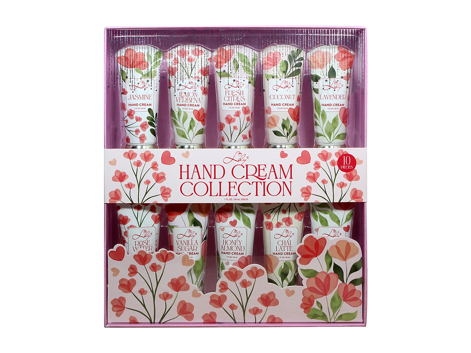 10 Pieces Travel Size Moisturizing Hand Cream Collection Gift for Women 1