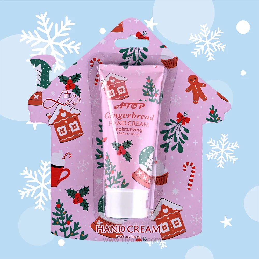 Gingerbread Moisturizing Hand Cream Sweet & Spicy Hydration for Soft Hands - Lily Bath 1