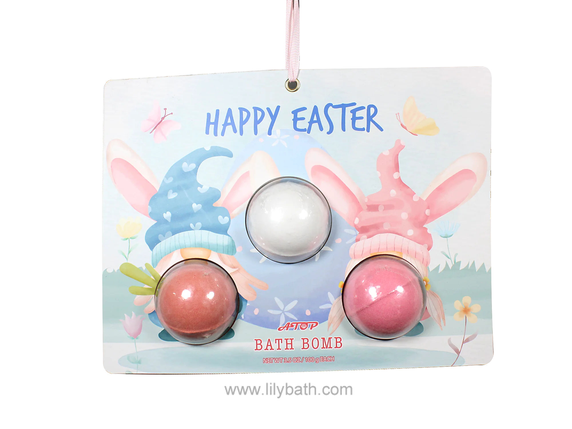3,5 унции / 100 г каждая бомбочка для ванны «Счастливой Пасхи» 1