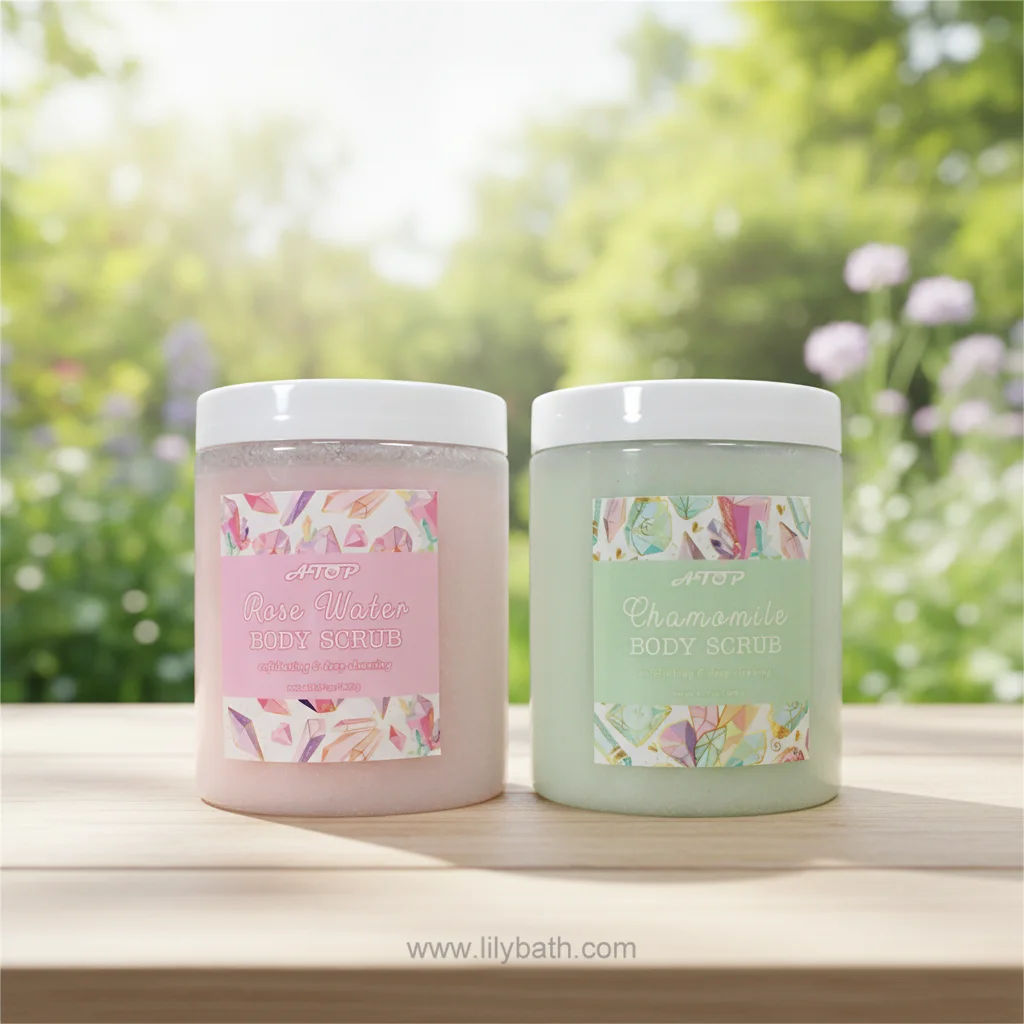 900 g Rosenwasser- und Kamillen-Körperpeeling – Peeling- und tiefenreinigende Spa-Formel 1