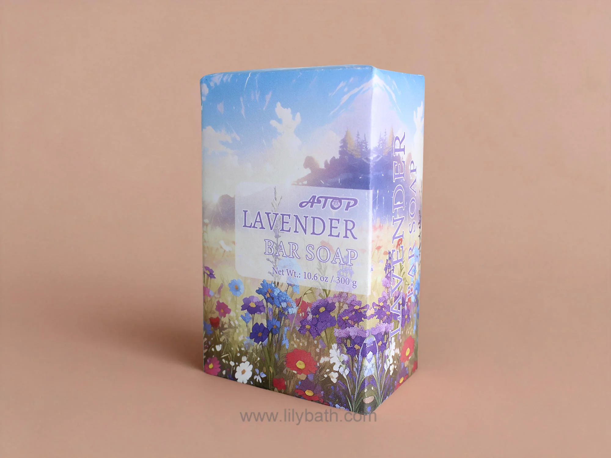 Sabonete de lavanda para pele sensível