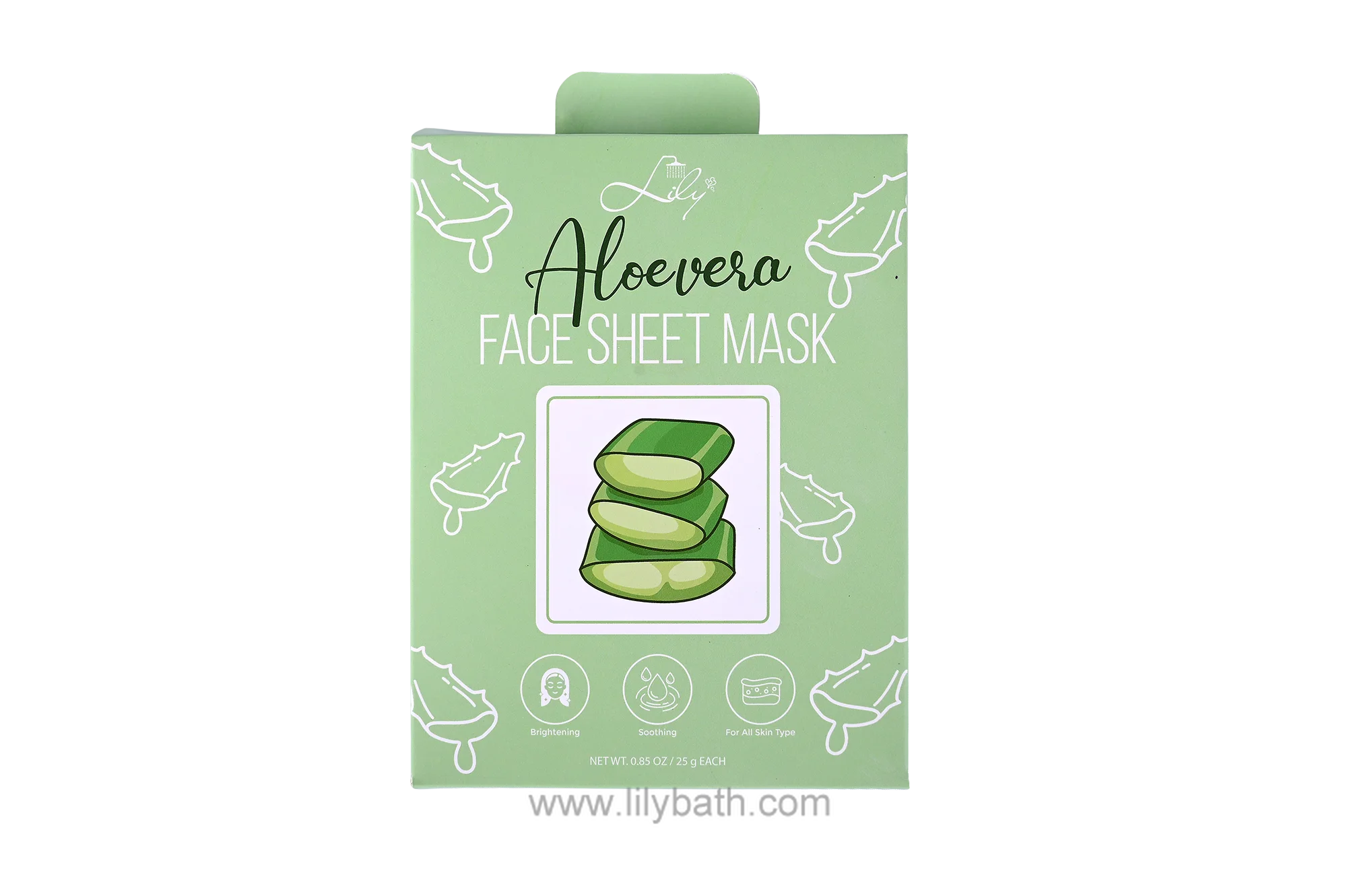 Mascarilla facial calmante de aloe vera | Tratamiento hidratante y calmante para el cuidado de la piel 1