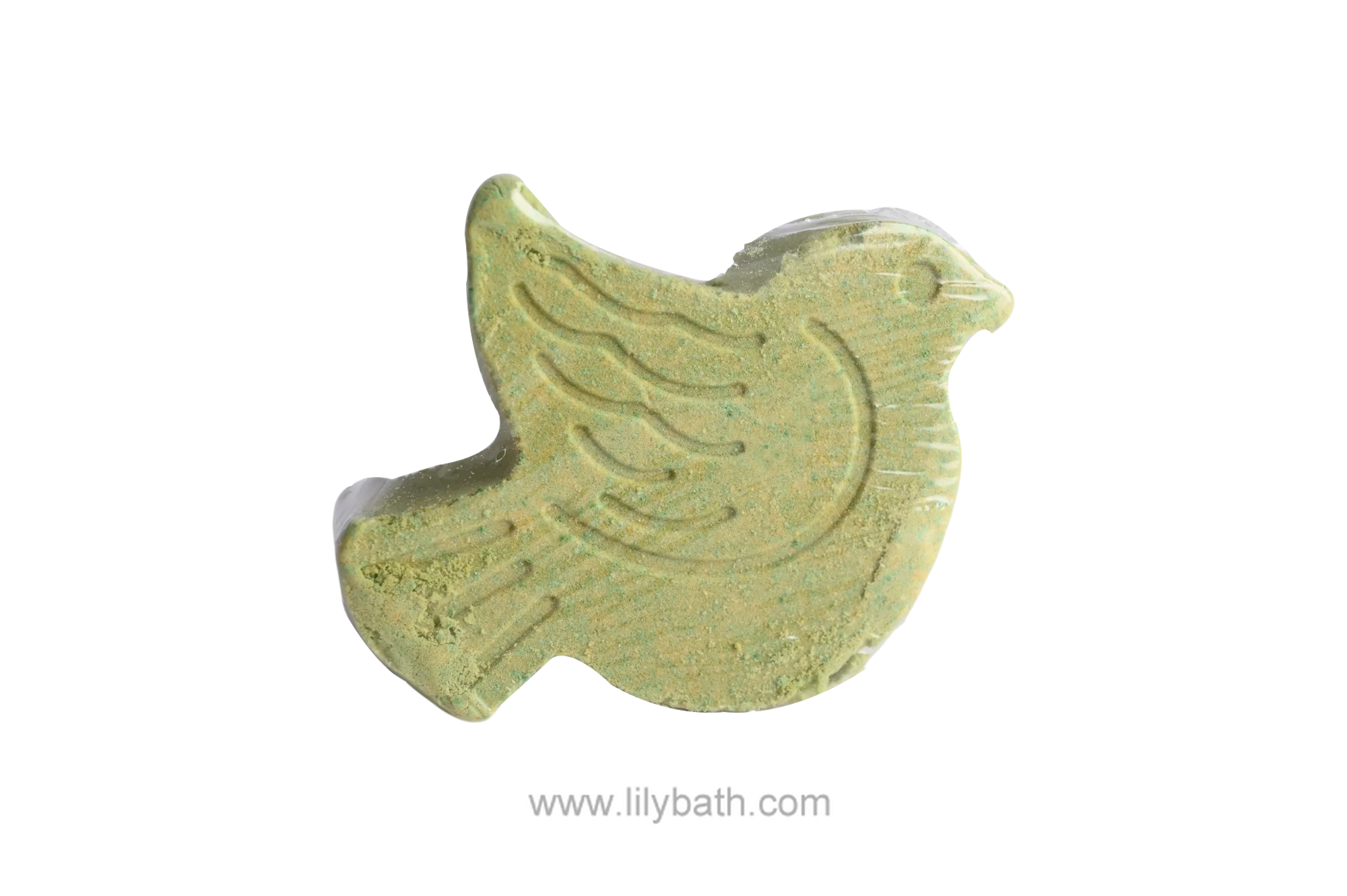 Bomba de banho em formato de pássaro