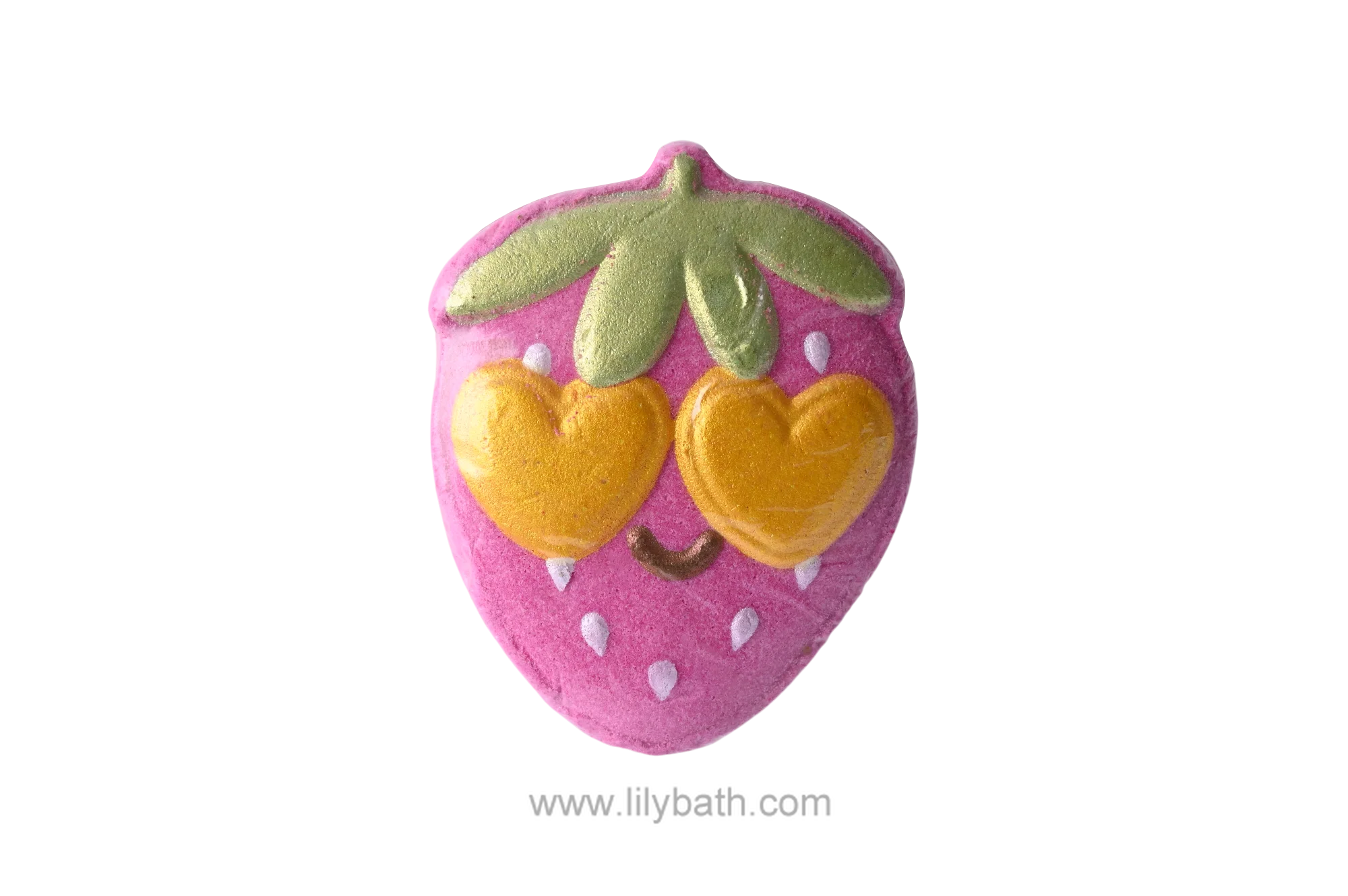 लव स्ट्रॉबेरी शेप्ड खुशबूदार फ़िज़िंग अरोमाथेरेपी बाथ बॉम्ब बाथटब के लिए। 1