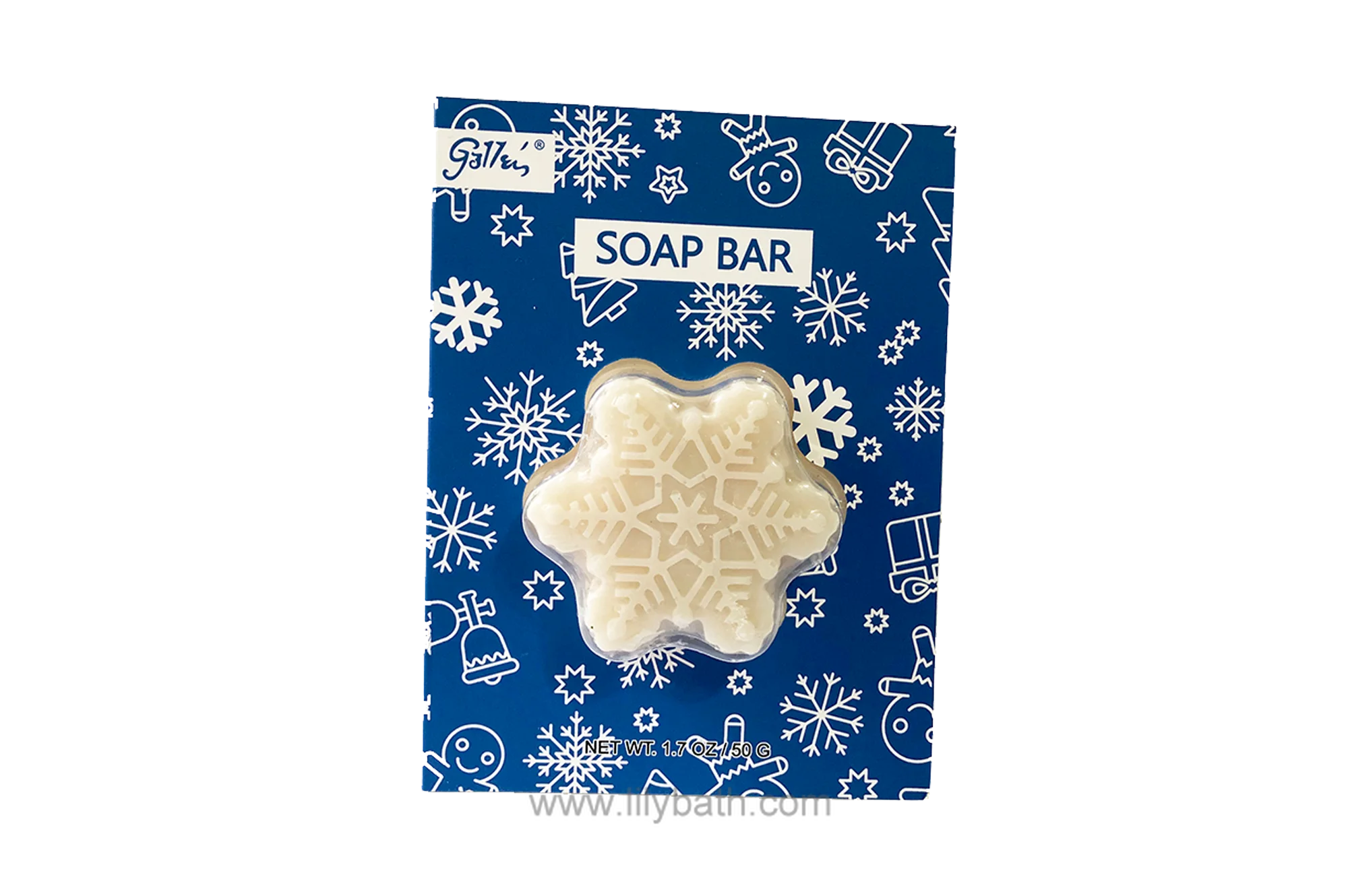 نوار صابون به شکل دانه برف