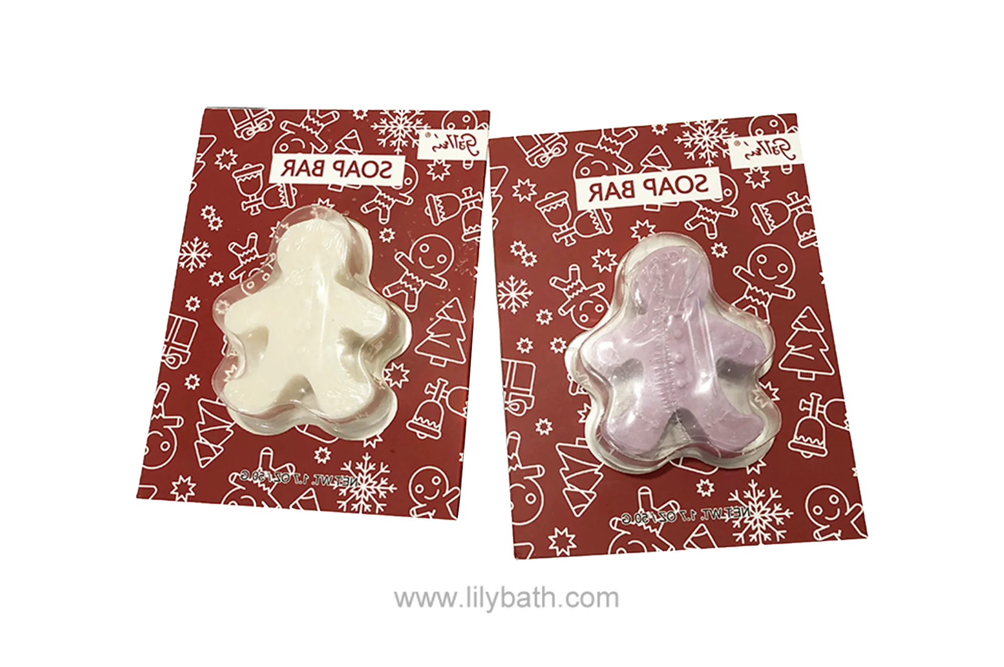 Sabonete de Banho em Formato de Biscoito de Gengibre 50g – Sabonete para Presente de Natal | Fabricante OEM/Marca Própria 1