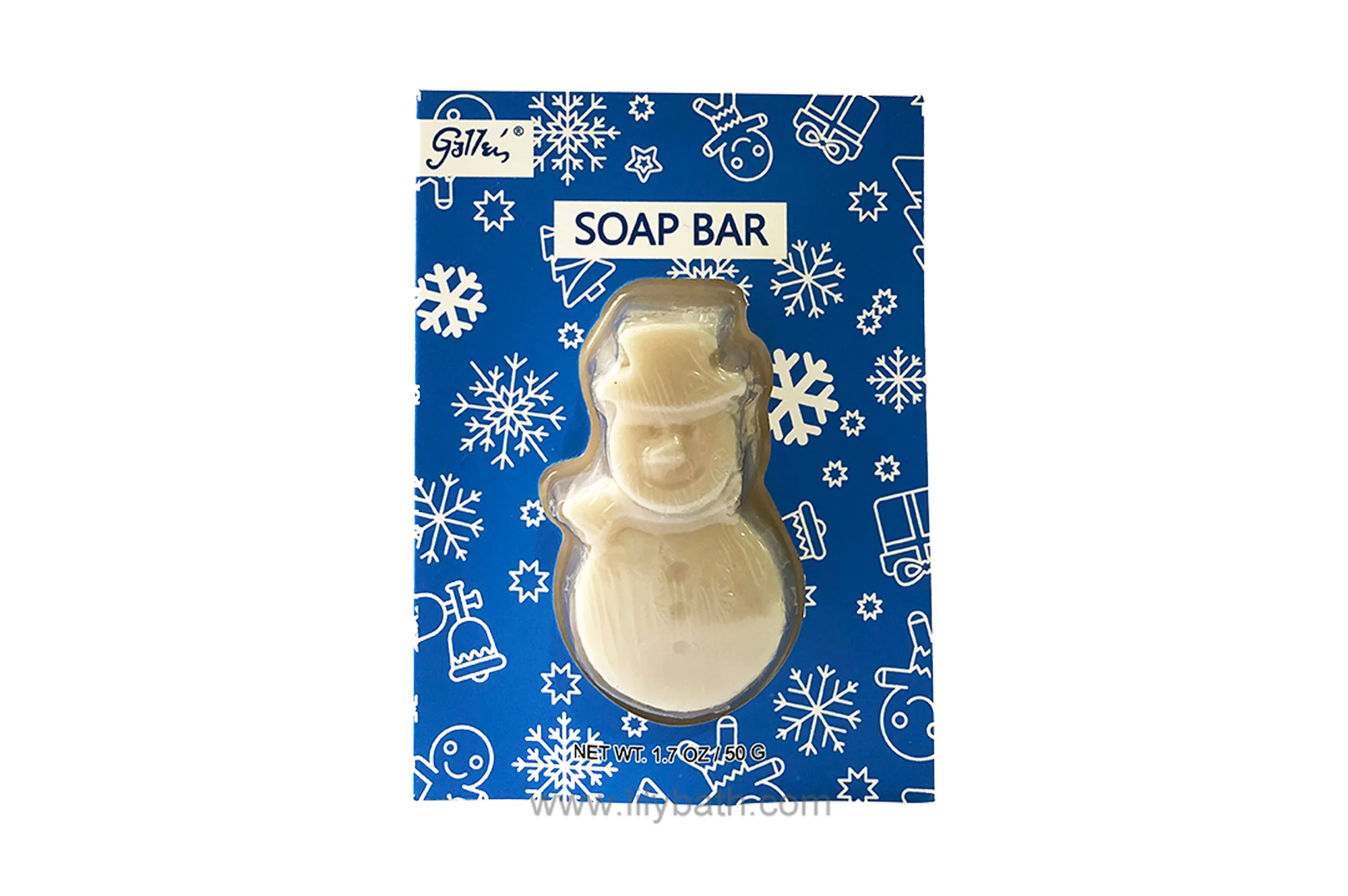 Kristnaska Sapo-Stango kun Forma de Patro Kristnasko - Kristnaska Sapo kun Patro Kristnasko por Infanoj | OEM / Privata Etikeda Fabrikisto 1