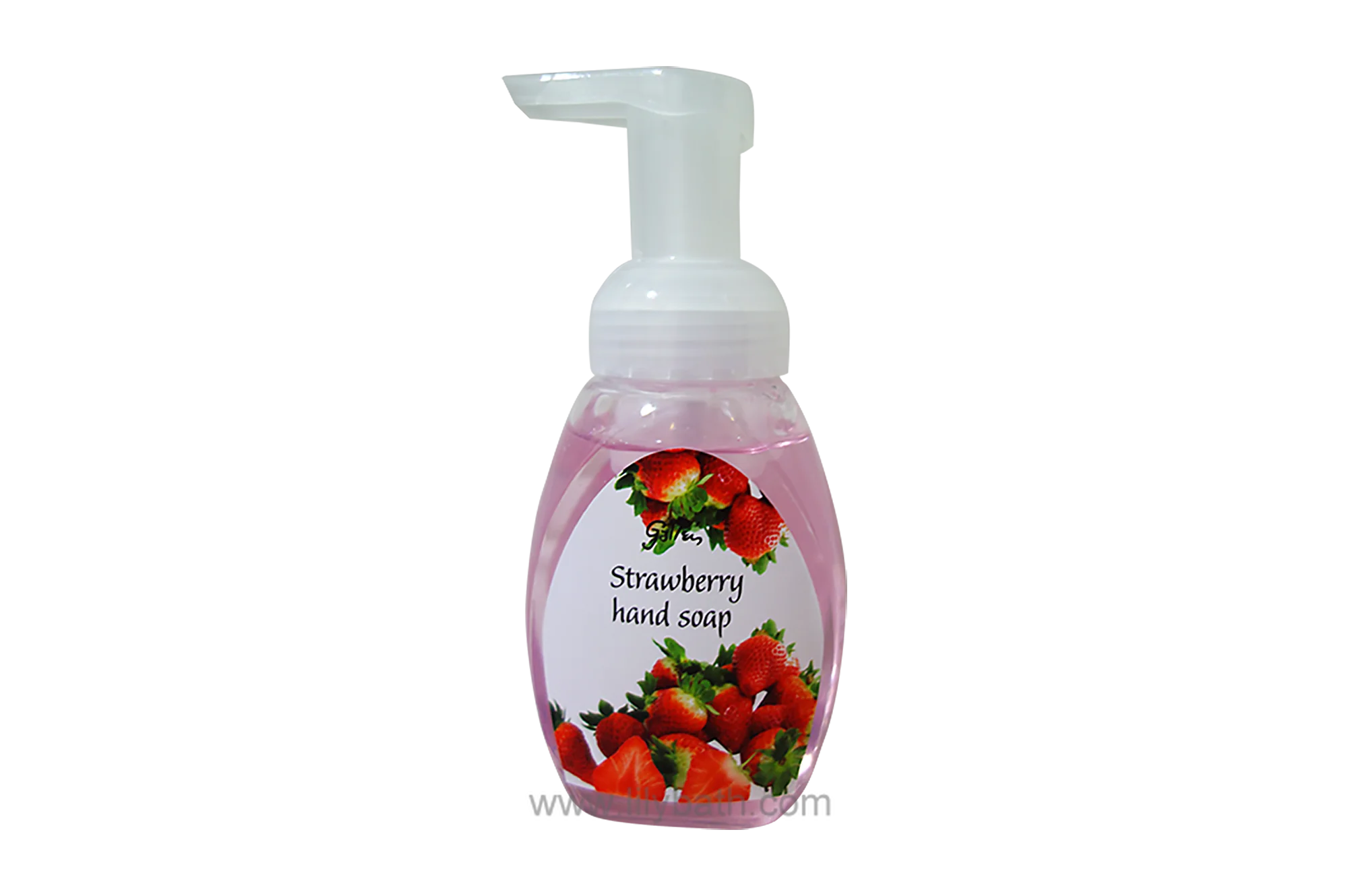 Освежающее и сладкое пенящееся жидкое мыло для рук «Клубника-лимон» для ежедневного очищения. 1