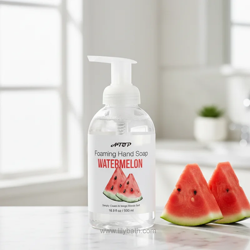 صابون اليدين الرغوي برائحة البطيخ ينظف بعمق ويحافظ على نعومة اليدين - ليلي باث 1