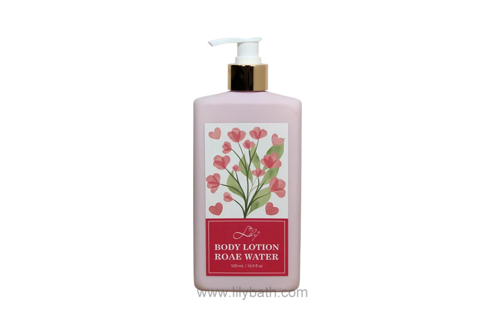 Lotion corporelle à l'eau de rose - Lotion hydratante et apaisante pour une peau douce et lisse au quotidien 1