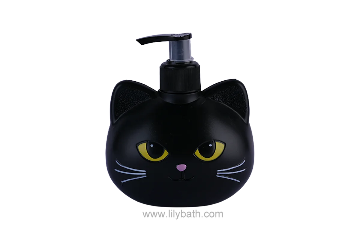 Cute Black Cat Hand Soap – Moisturizing Liquid Hand Wash in Adorable Animal Pump Bottle 1