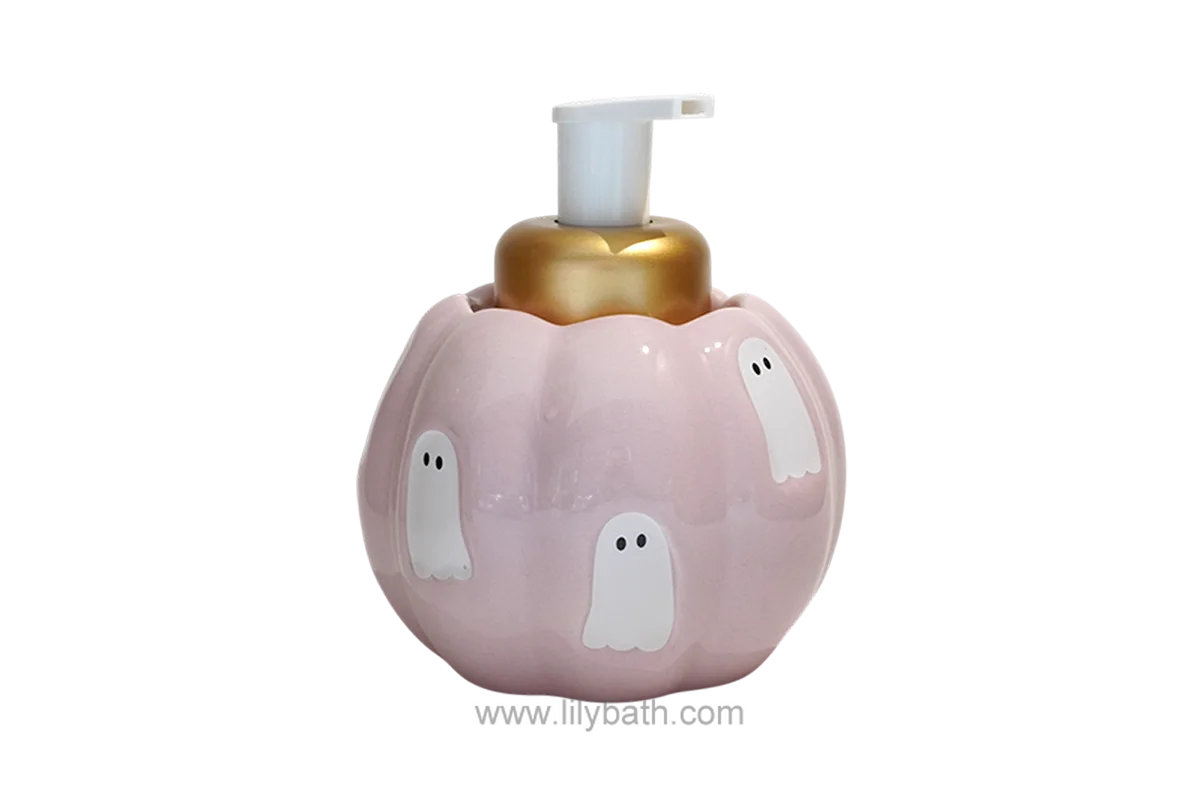 Customization Hallowmas Ghost Moisturizing Hand Wash in Elegant Pumpkin Ceramic Design – Gentle Hydrating Liquid Hand Soap for Daily Use 1